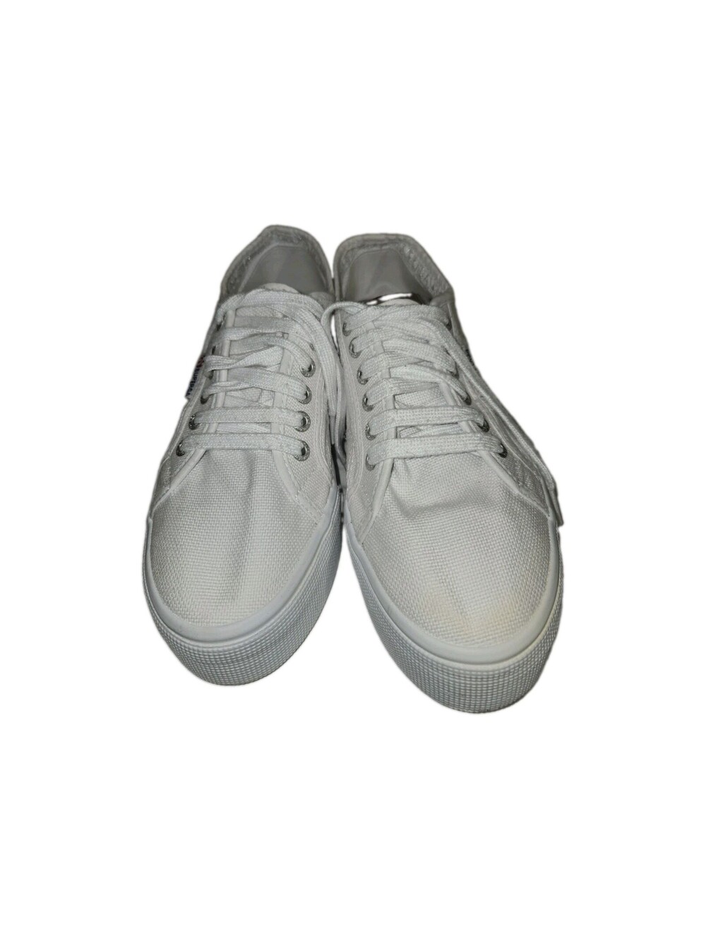 Superga S0001l0-901 Sz 8.5 White Platform Sneaker Italy